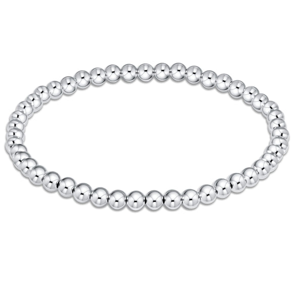 Classic Sterling 4mm Bead bracelet