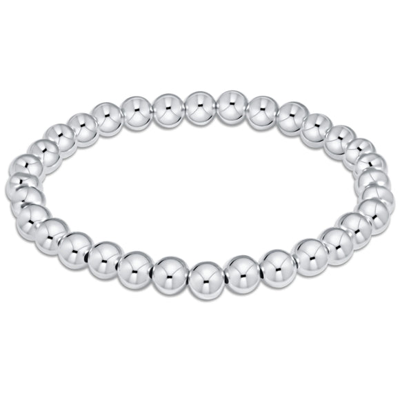 Classic Sterling 6mm Bead bracelet