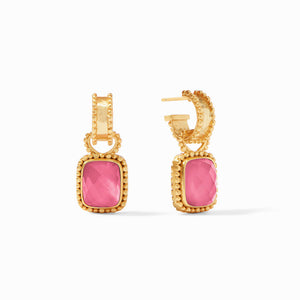 Marbella Hoop & charm earring gold