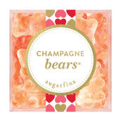 Champagne gummy bears Small cube candy