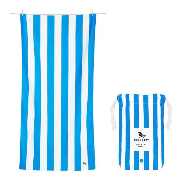 Quick Dry Towel - Cabana Stripe - includes monogram