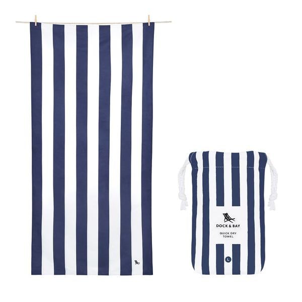 Quick Dry Towel - Cabana Stripe - includes monogram