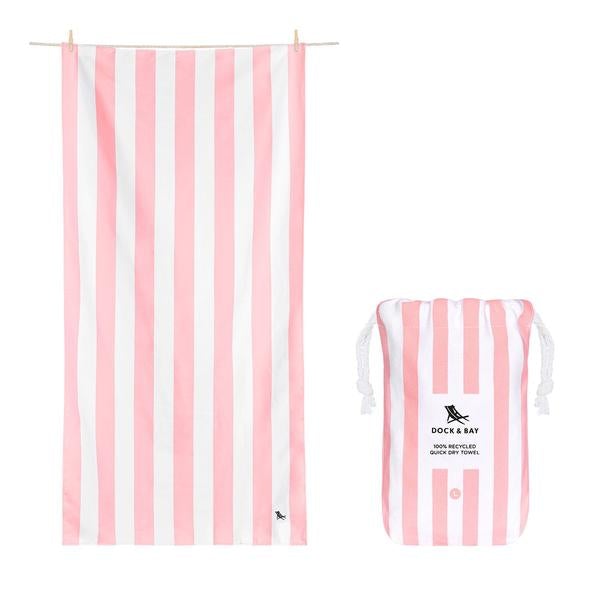 Quick Dry Towel - Cabana Stripe - includes monogram