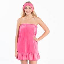 Spa bath wrap ruffle
