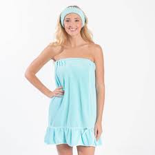 Spa bath wrap ruffle