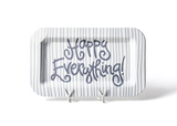 Mini entertaining rectangular platter - Happy Everything!