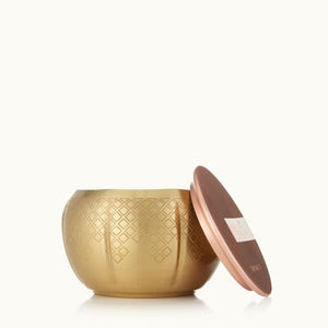 Heirlum pumpkin candle - gold medium