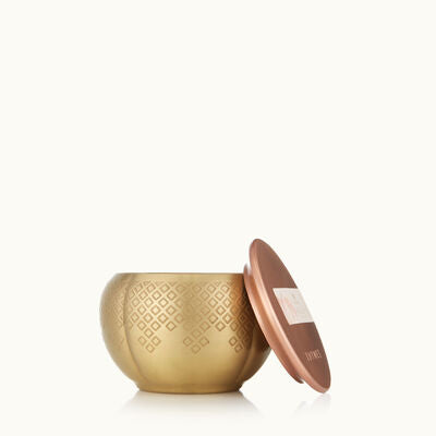 Heirlum pumpkin candle - gold small